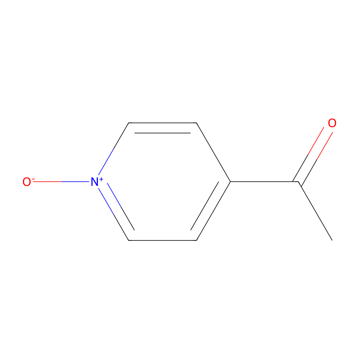 4-Acetylpyridine-N-oxide molecular structure, CAS 2402-96-2