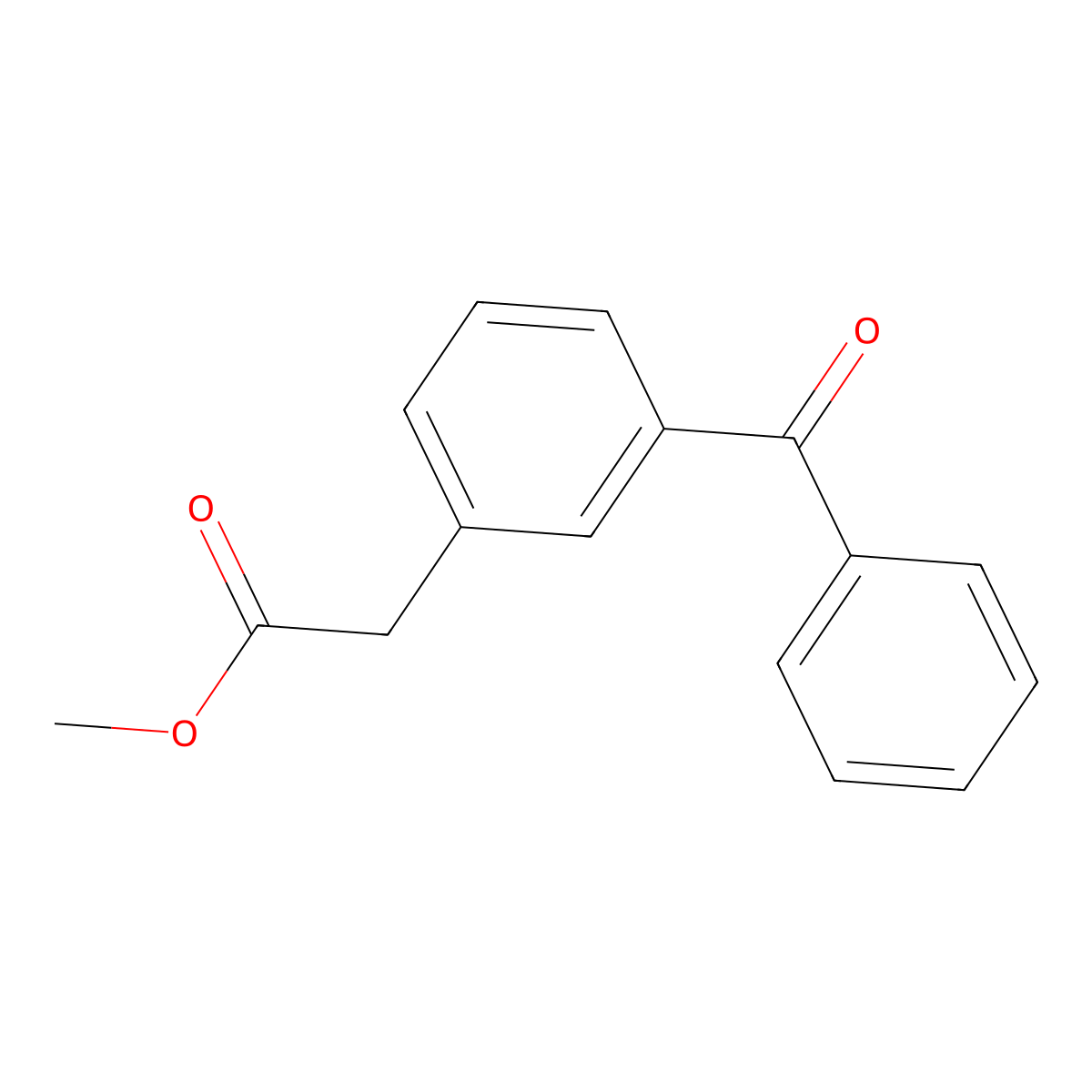 Desmethyl Ketoprofen Methyl Ester molecular structure, CAS 24021-44-1