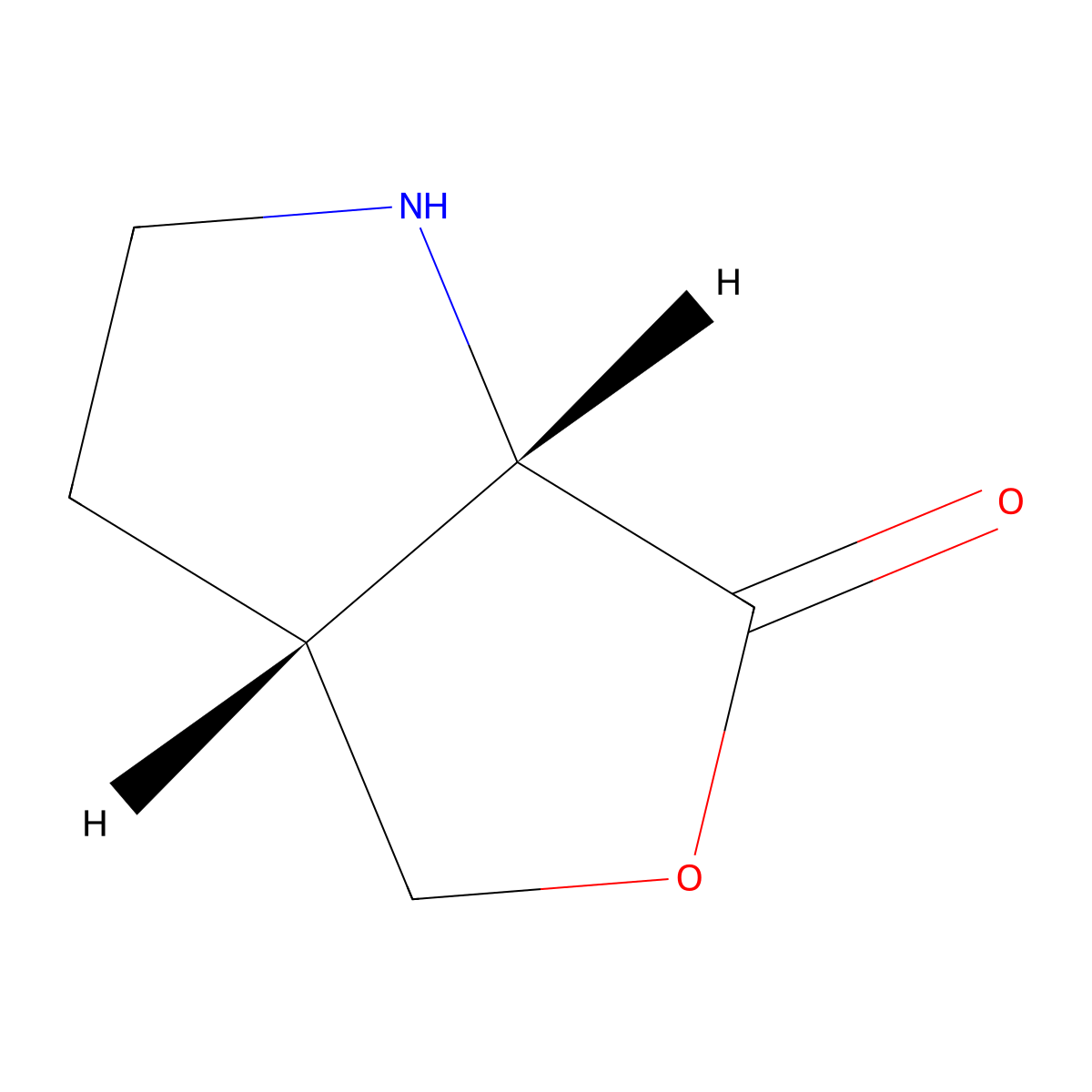 rac-(3aR,6aS)-hexahydro-1H-furo[3,4-b]pyrrol-6-one molecular structure, CAS 2402789-18-6