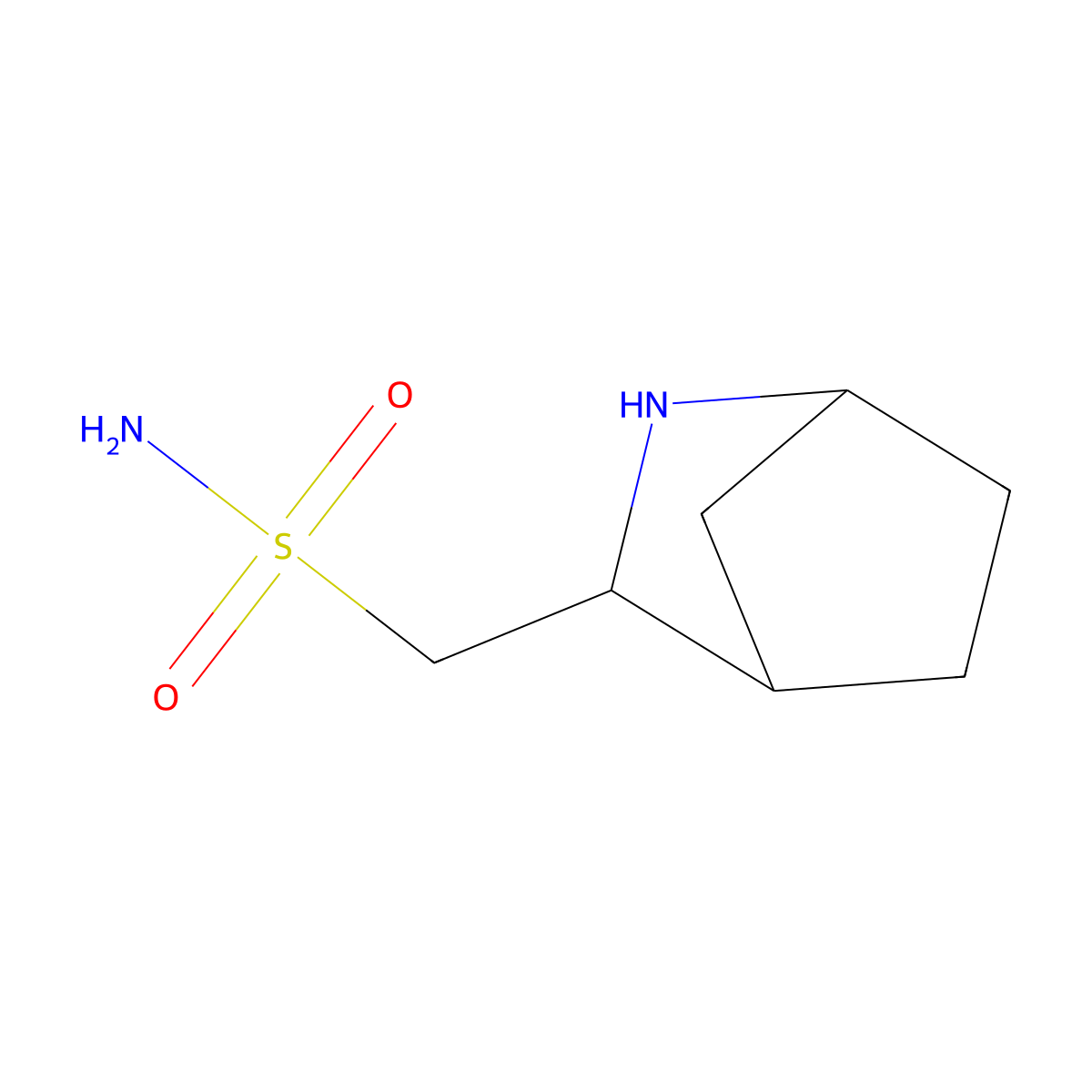 [(1R,3S,4S)-2-Azabicyclo[2.2.1]heptan-3-yl]methanesulfonamide molecular structure, CAS 2402789-57-3