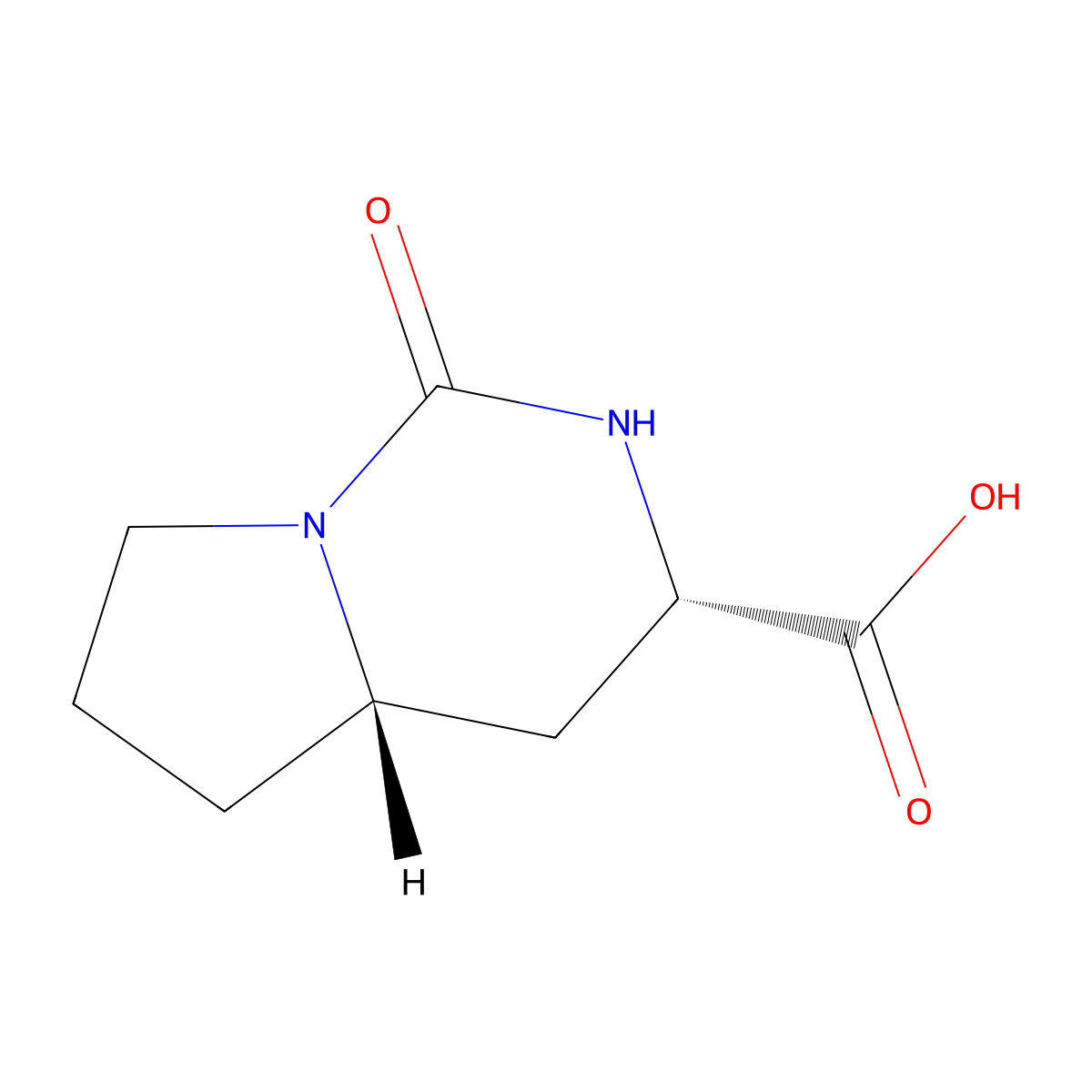 rac-(3R,4aR)-1-oxo-octahydropyrrolo[1,2-c]pyrimidine-3-carboxylicacid molecular structure, CAS 2402789-88-0