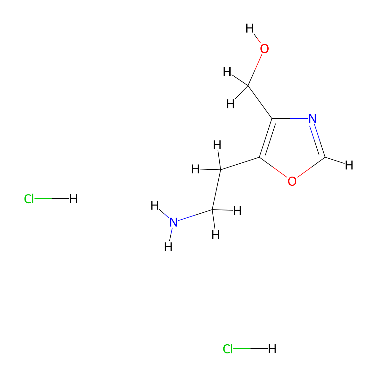 (5-(2-Aminoethyl)oxazol-4-YL)methanol dihydrochloride molecular structure, CAS 2402828-51-5
