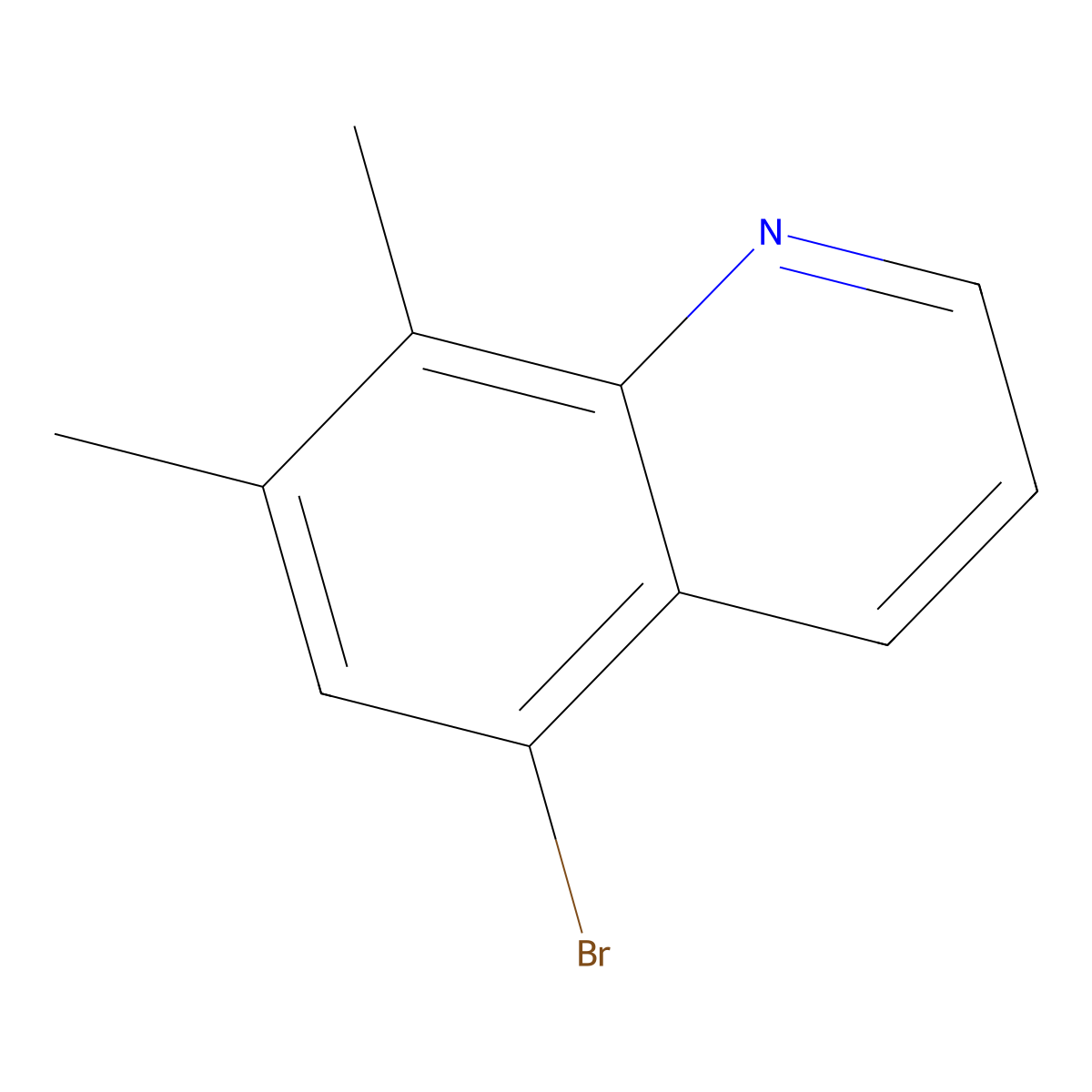5-Bromo-7,8-dimethylquinoline molecular structure, CAS 2402828-59-3
