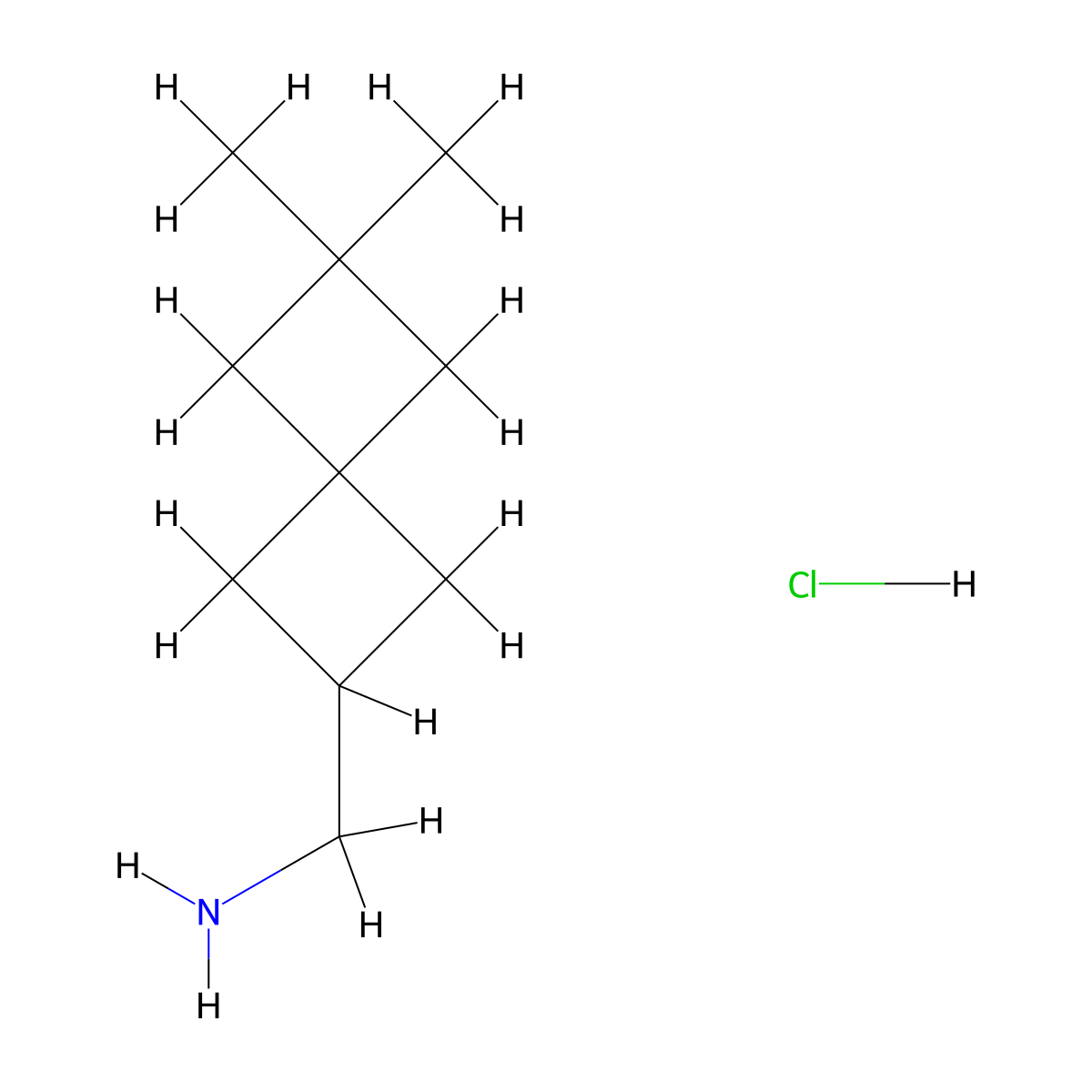 {6,6-Dimethylspiro[3.3]heptan-2-yl}methanamine hydrochloride molecular structure, CAS 2402829-17-6