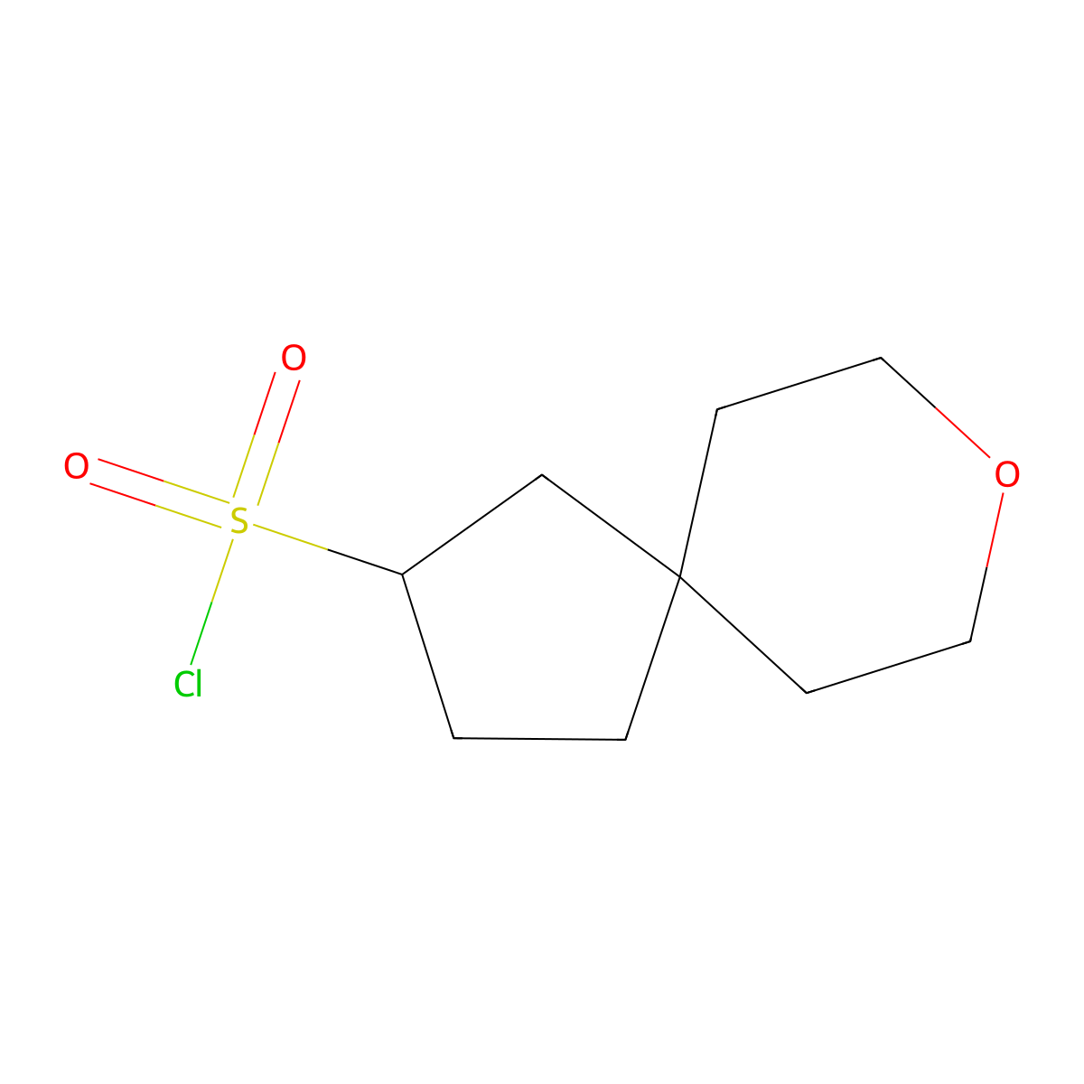 8-Oxaspiro[4.5]decane-2-sulfonyl chloride molecular structure, CAS 2402829-27-8