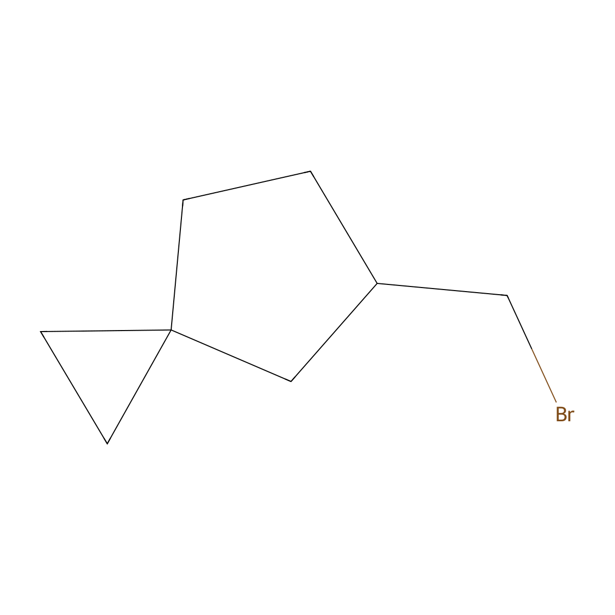 5-(Bromomethyl)spiro[2.4]heptane molecular structure, CAS 2402829-37-0