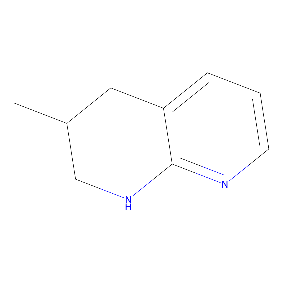 3-Methyl-1,2,3,4-tetrahydro-1,8-naphthyridine molecular structure, CAS 2402829-61-0