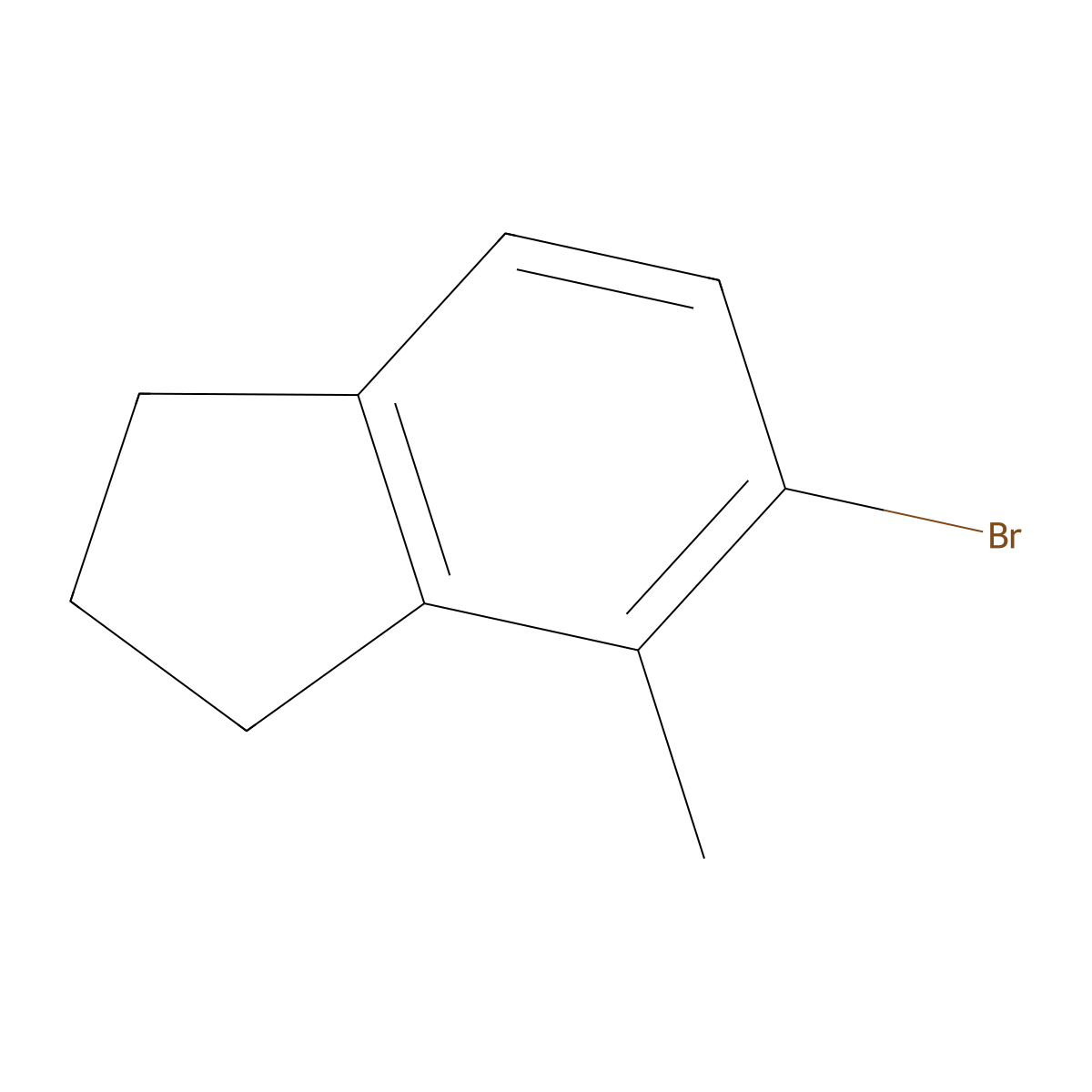 5-Bromo-4-methyl-2,3-dihydro-1H-indene molecular structure, CAS 2402830-40-2
