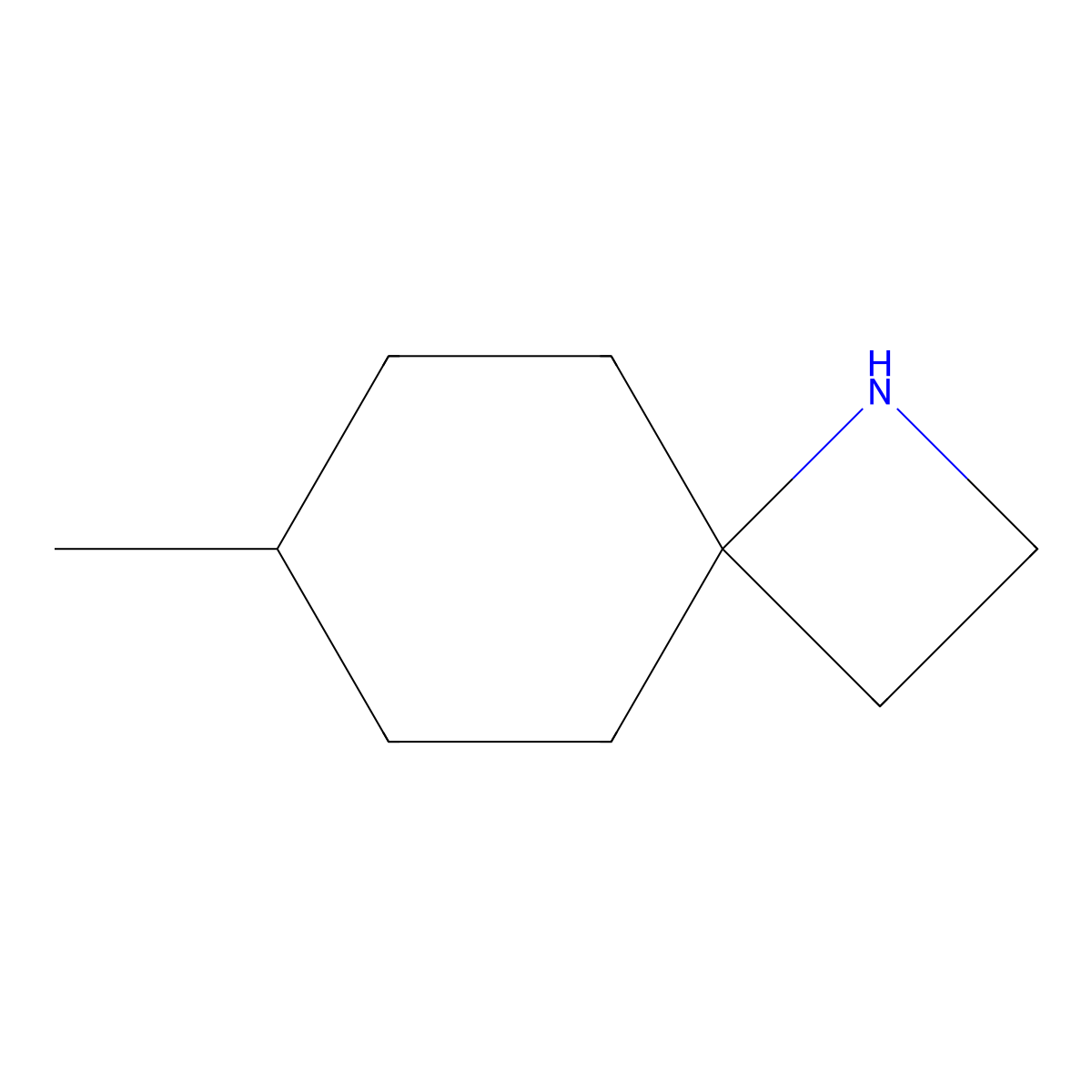 Rac-(4s,7s)-7-methyl-1-azaspiro[3.5]nonane molecular structure, CAS 2402830-43-5