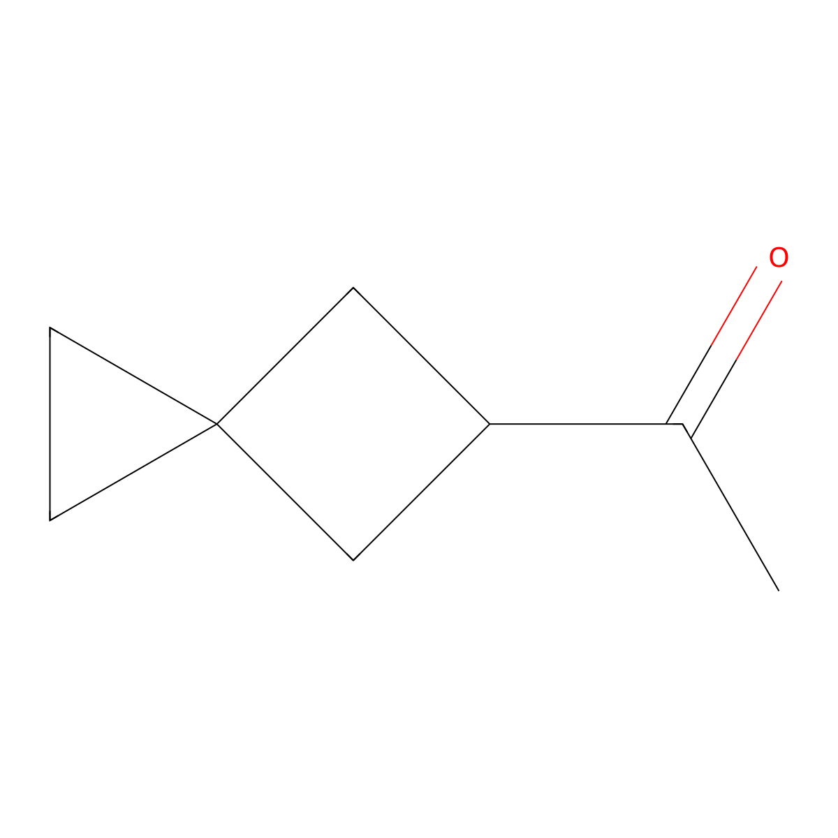 1-(Spiro(2.3)hexan-5-yl)ethan-1-one molecular structure, CAS 2402830-45-7