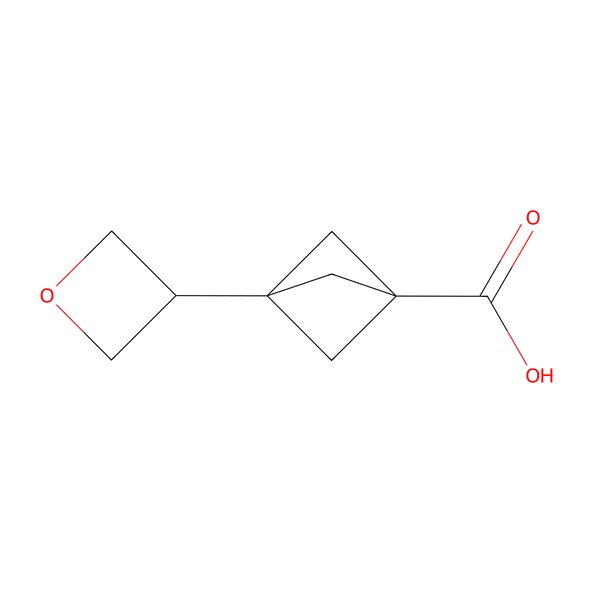 3-(Oxetan-3-yl)bicyclo[1.1.1]pentane-1-carboxylic acid molecular structure, CAS 2402830-80-0