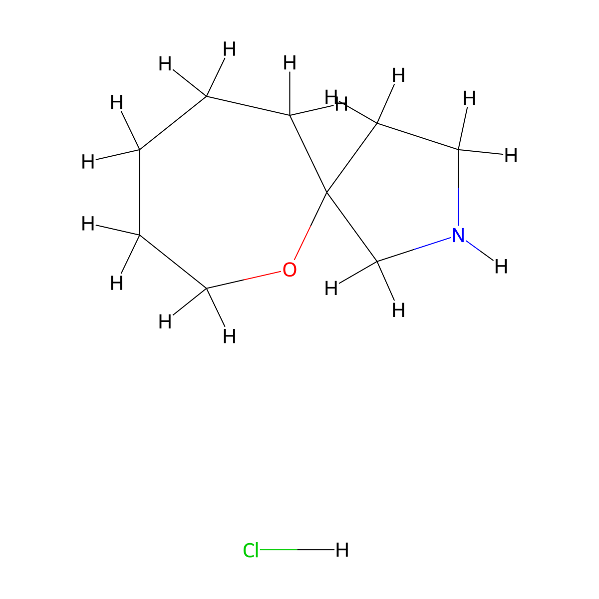 6-Oxa-2-azaspiro[4.6]undecane hydrochloride molecular structure, CAS 2402838-80-4
