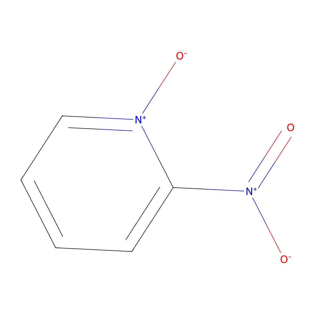2-Nitro-1-oxo-1lambda~5~-pyridine molecular structure, CAS 2403-02-3