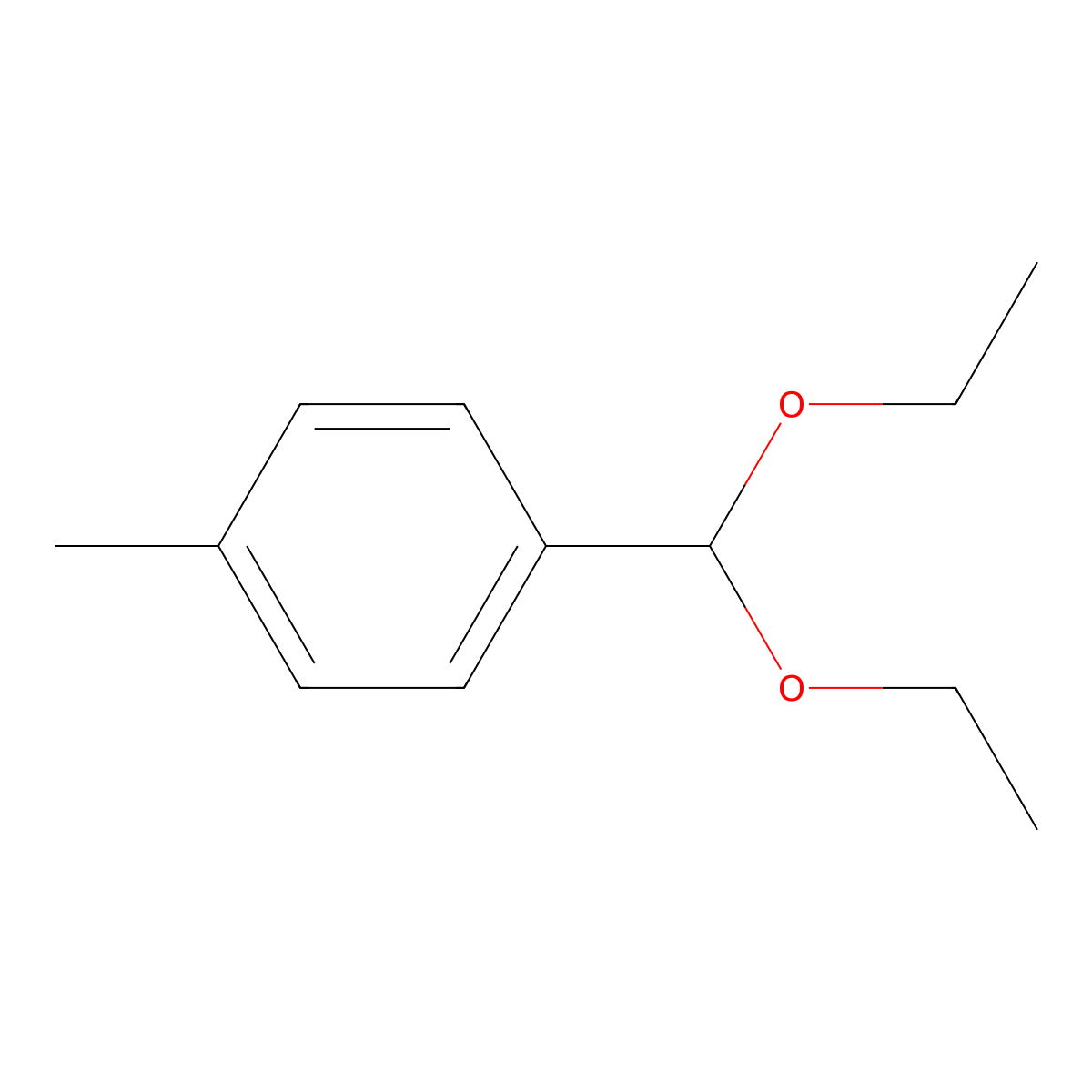 p-(Diethoxymethyl)toluene molecular structure, CAS 2403-59-0