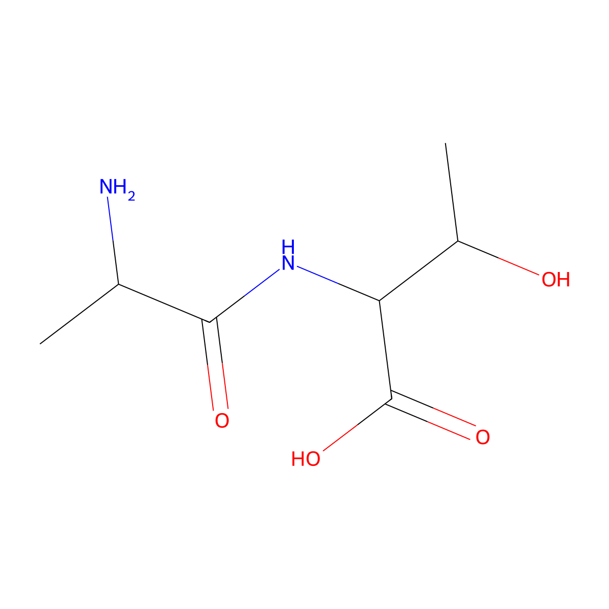 Alanylthreonine molecular structure, CAS 24032-50-6