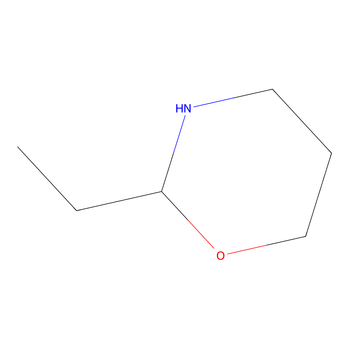 2-Ethyl-[1,3]oxazinane molecular structure, CAS 24033-80-5