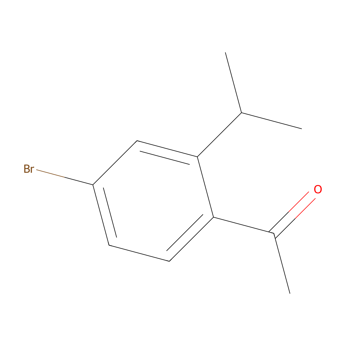 1-(4-Bromo-2-isopropylphenyl)ethanone molecular structure, CAS 2403679-51-4