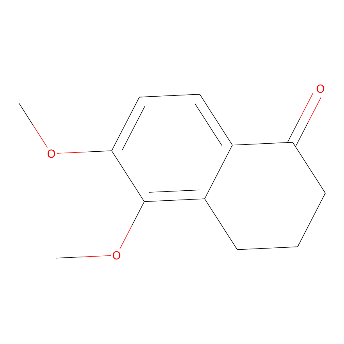 5,6-Dimethoxy-1-tetralone molecular structure, CAS 24039-89-2