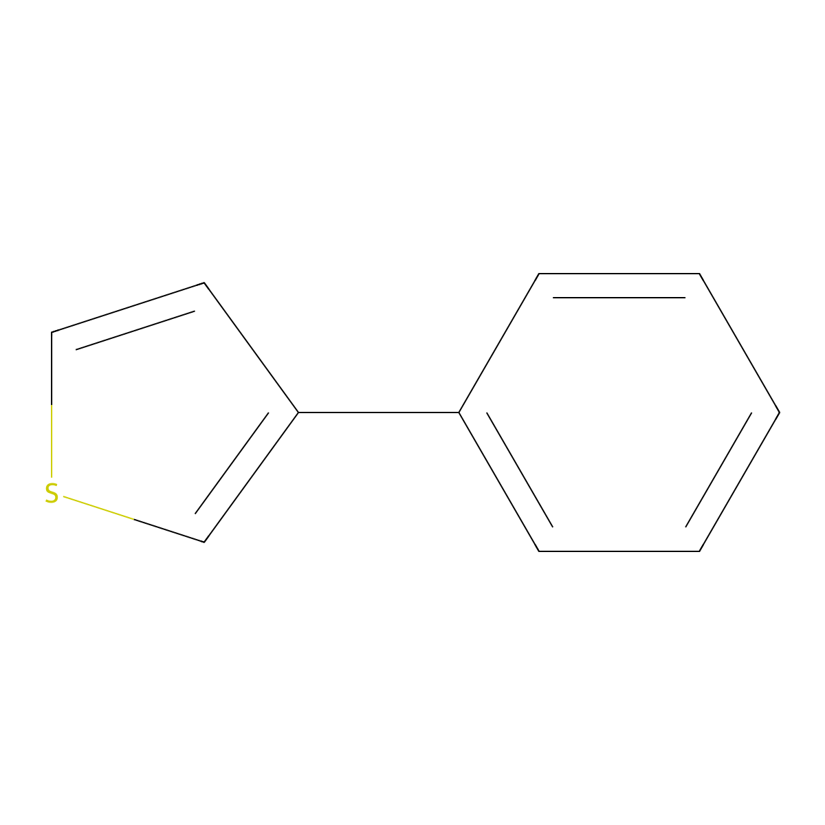 3-Phenylthiophene molecular structure, CAS 2404-87-7