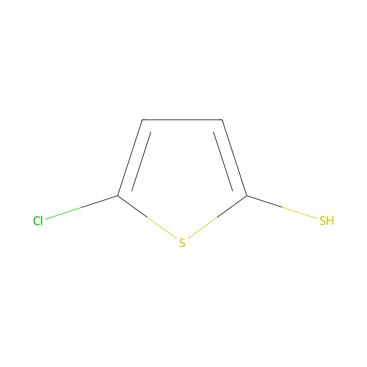 5-Chlorothiophene-2-thiol molecular structure, CAS 2404-97-9