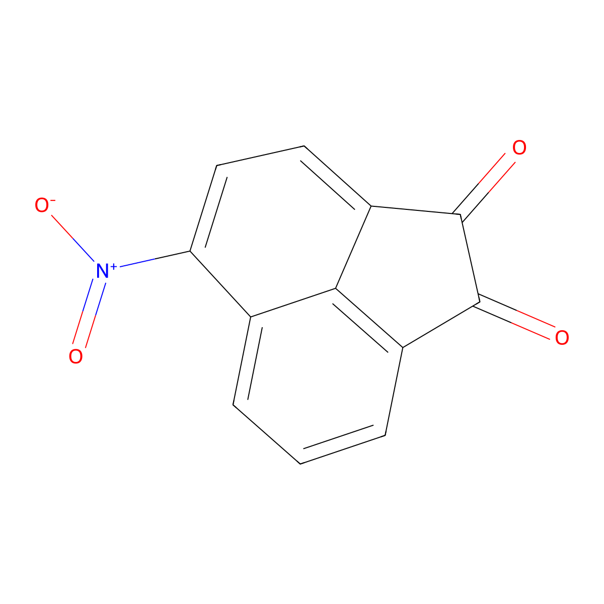 5-Nitroacenaphthoquinone molecular structure, CAS 24040-42-4