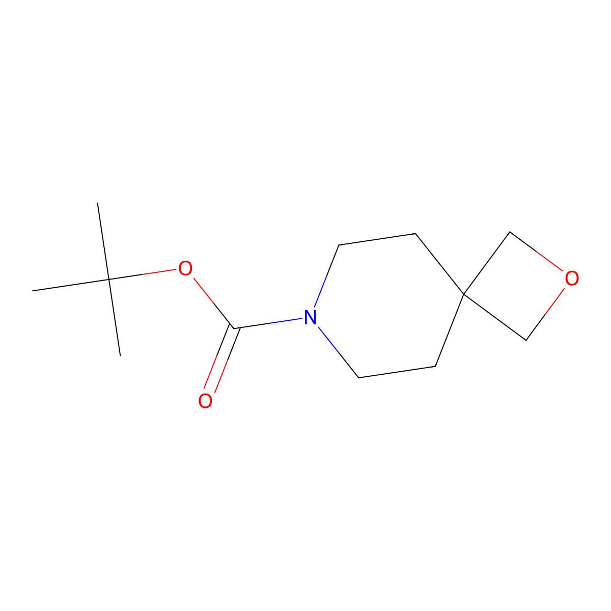 7-Boc-2-oxa-7-azaspiro[3.5]nonane molecular structure, CAS 240401-27-8