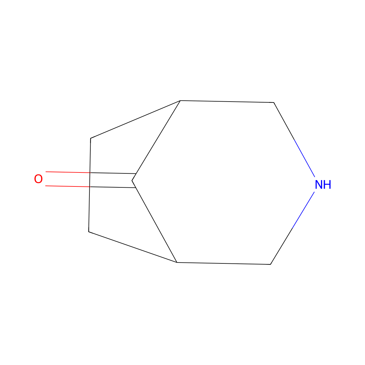 3-Azabicyclo[3.2.1]octan-8-one molecular structure, CAS 240401-35-8