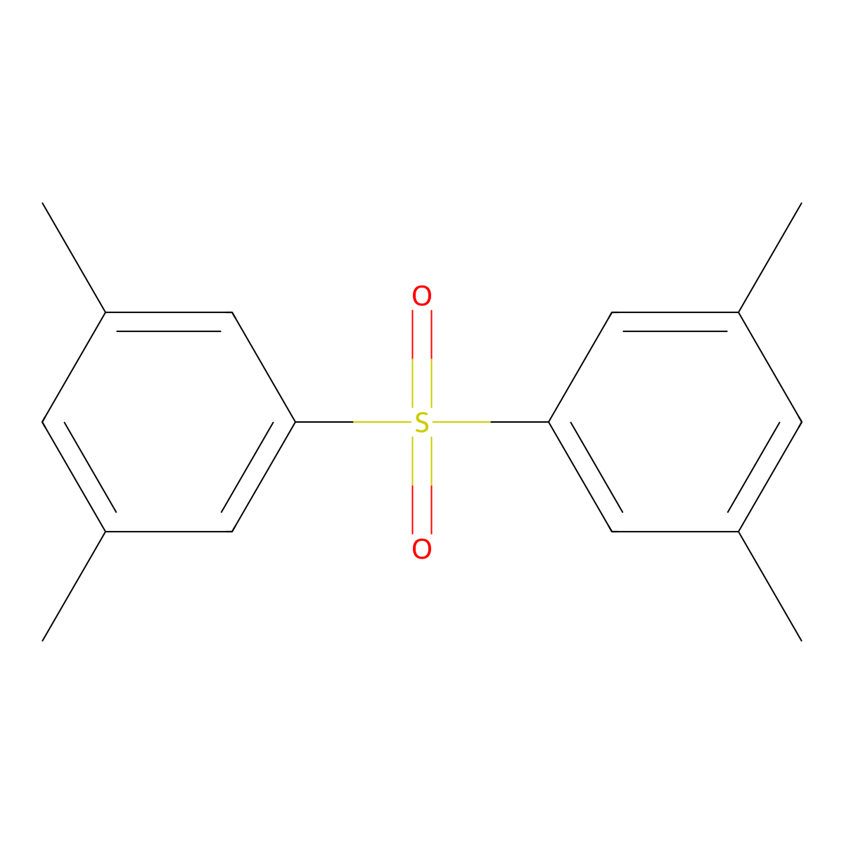Di-3,5-xylyl sulfone molecular structure, CAS 240405-82-7