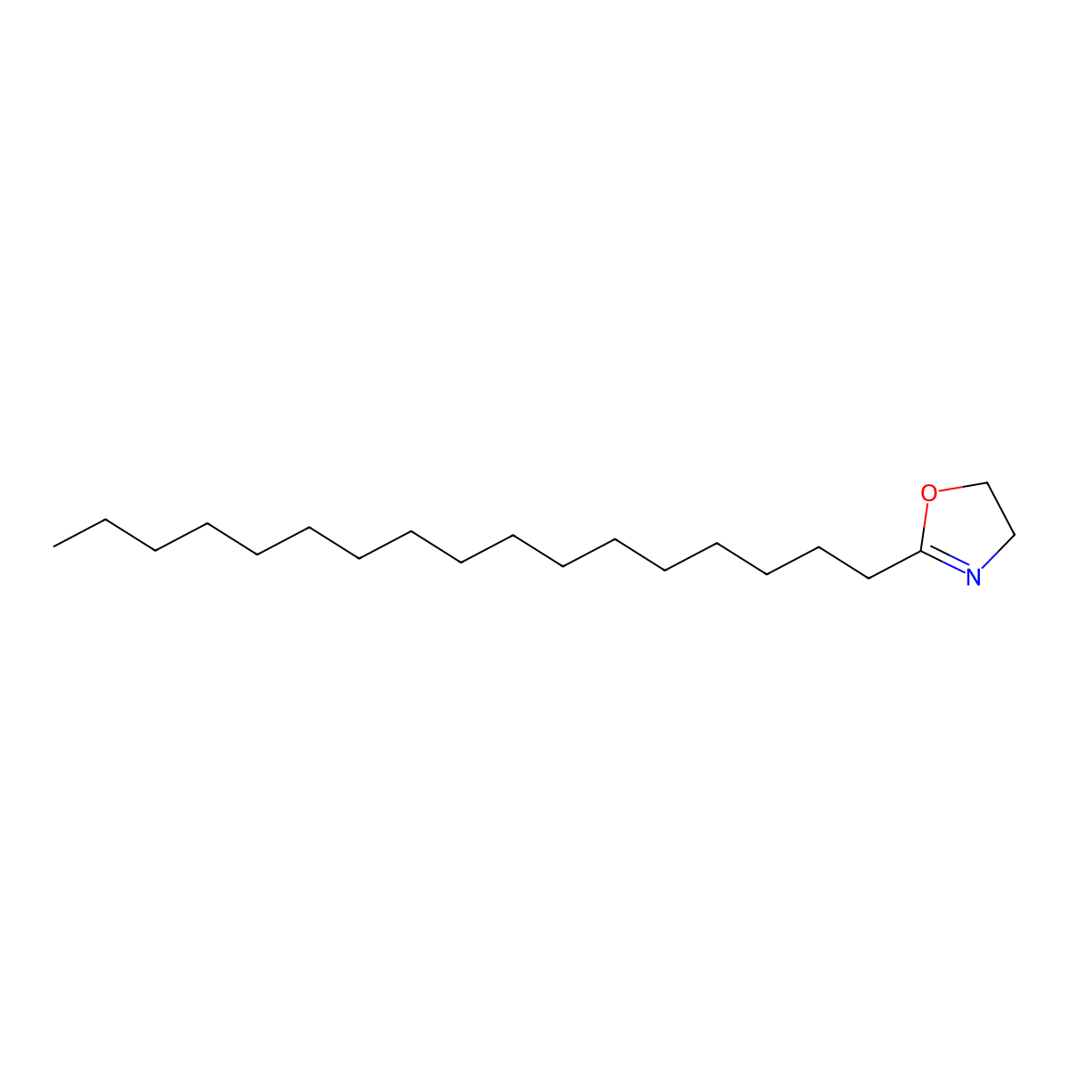 2-Heptadecyl-4,5-dihydrooxazole molecular structure, CAS 24041-12-1