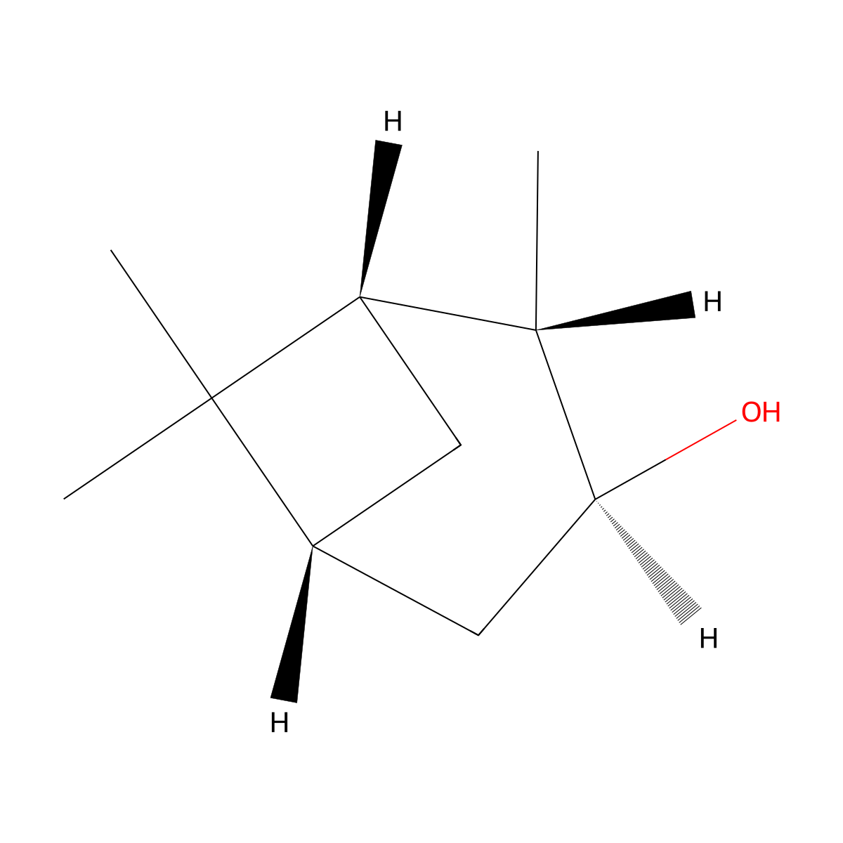 (+)-Isopinocampheol molecular structure, CAS 24041-60-9