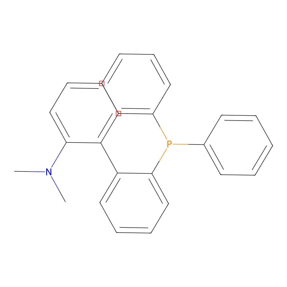 2'-(diphenylphosphanyl)-N,N-dimethyl-[1,1'-biphenyl]-2-amine molecular structure, CAS 240417-00-9