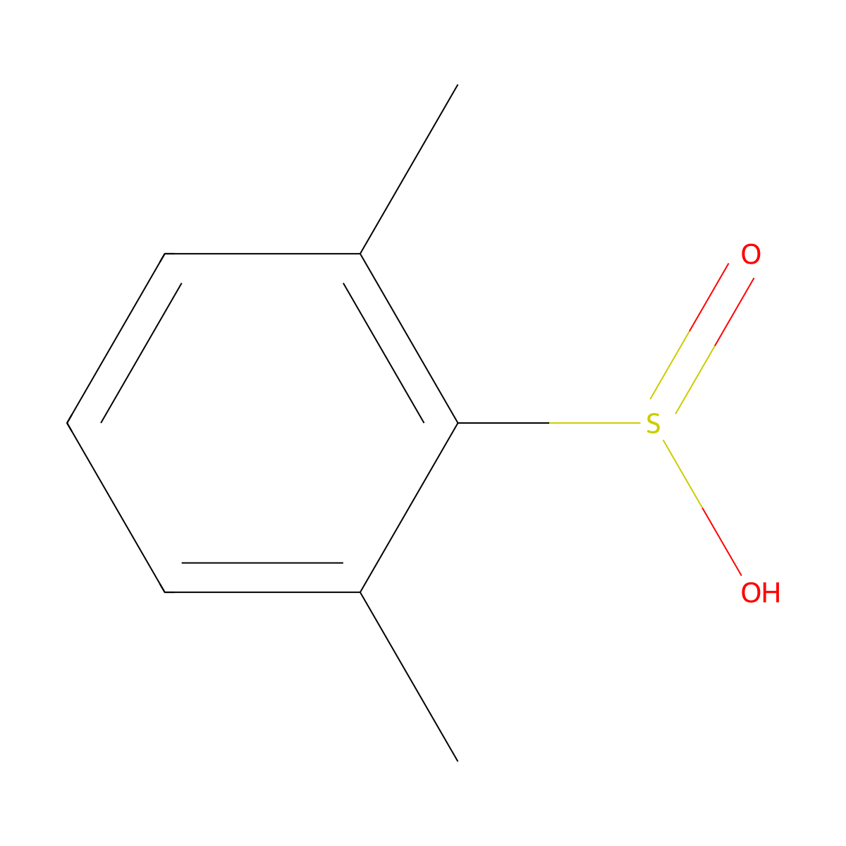 2,6-Dimethylbenzene-1-sulfinic acid molecular structure, CAS 240426-63-5
