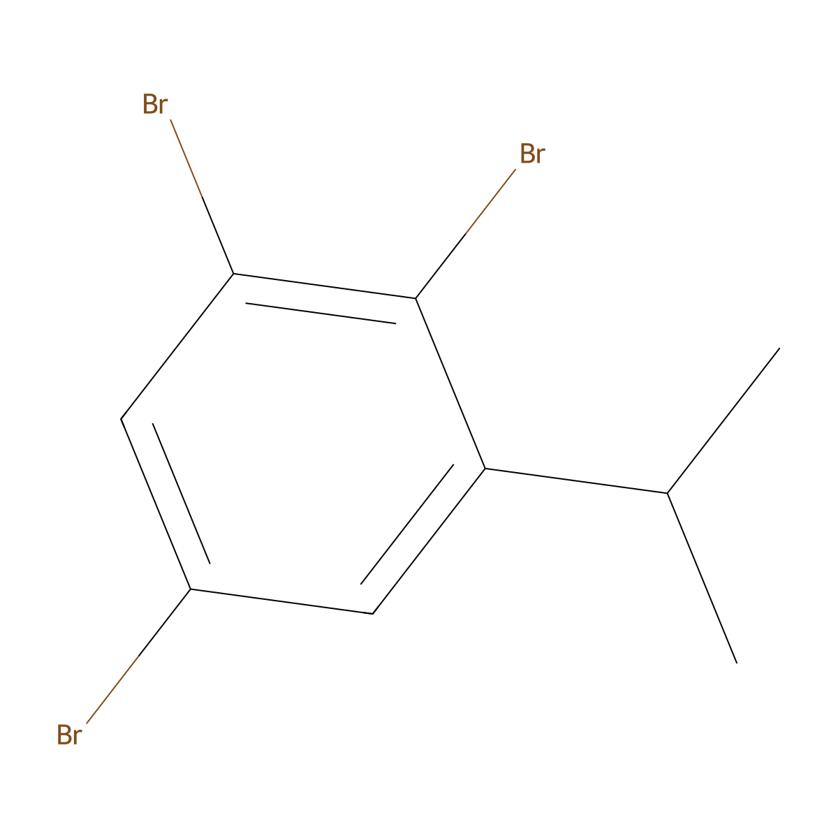 1,2,5-Tribromo-3-isopropylbenzene molecular structure, CAS 2404733-81-7