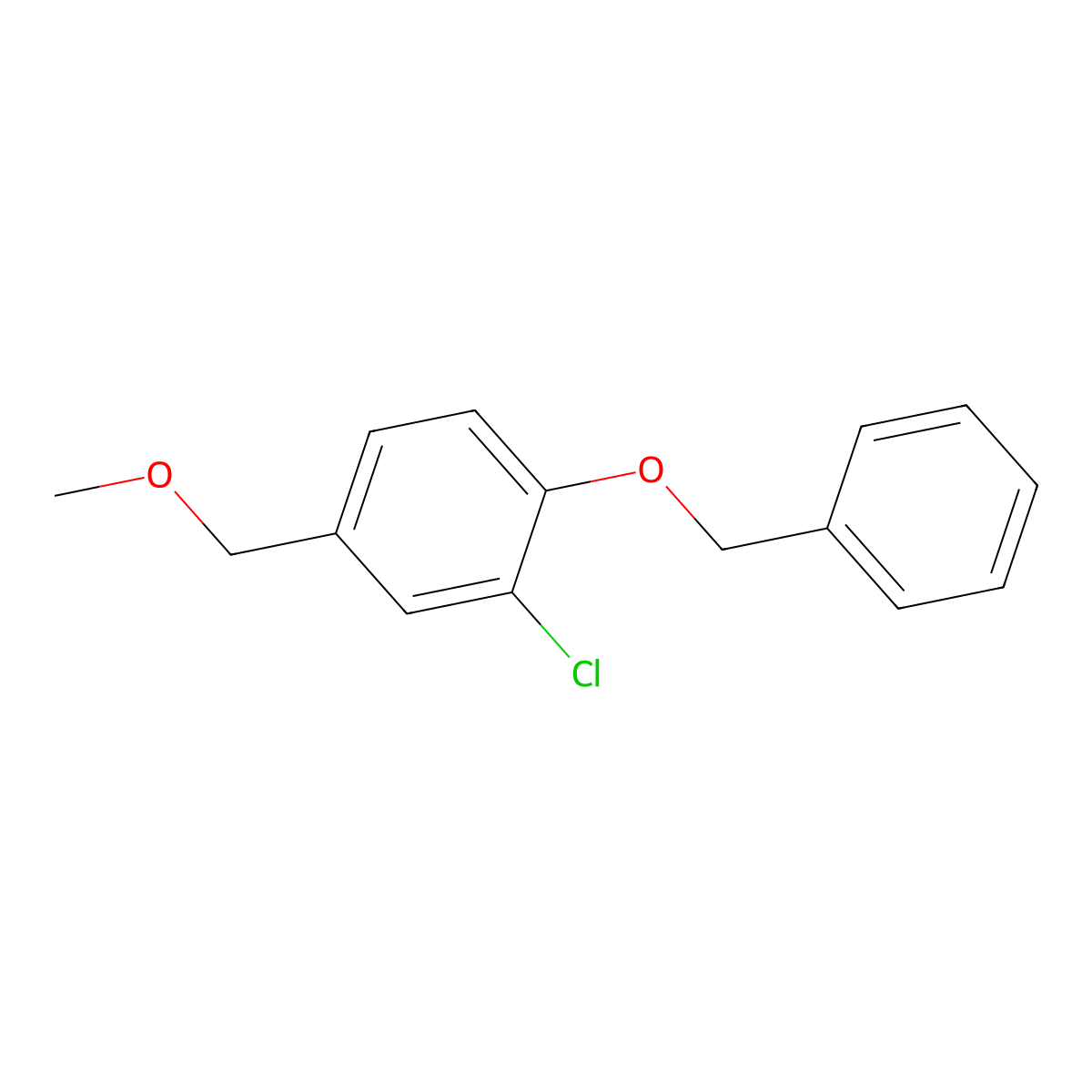 1-(Benzyloxy)-2-chloro-4-(methoxymethyl)benzene molecular structure, CAS 2404733-98-6