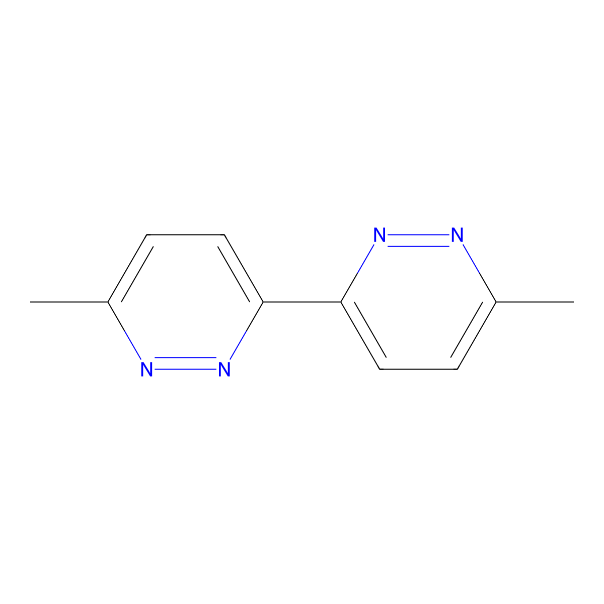 6,6'-Dimethyl-3,3'-bipyridazine molecular structure, CAS 24049-45-4