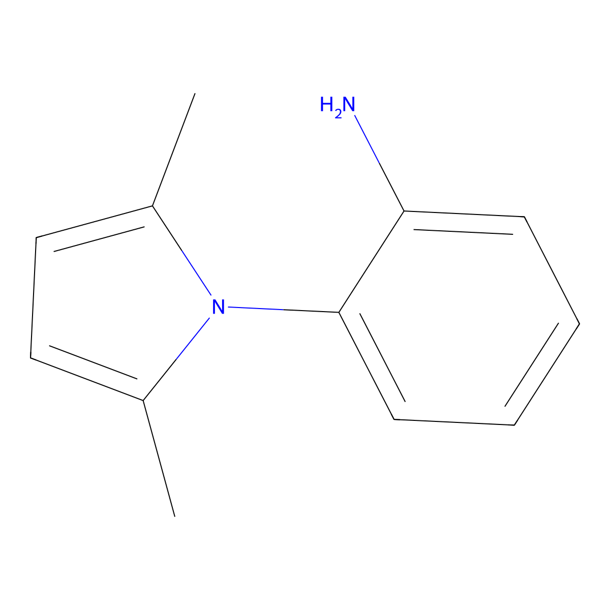 2-(2,5-Dimethyl-1H-pyrrol-1-yl)aniline molecular structure, CAS 2405-01-8
