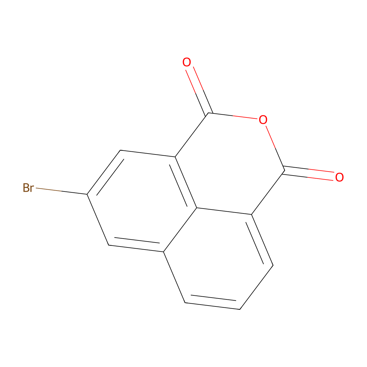 5-Bromobenzo[de]isochromene-1,3-dione molecular structure, CAS 24050-49-5