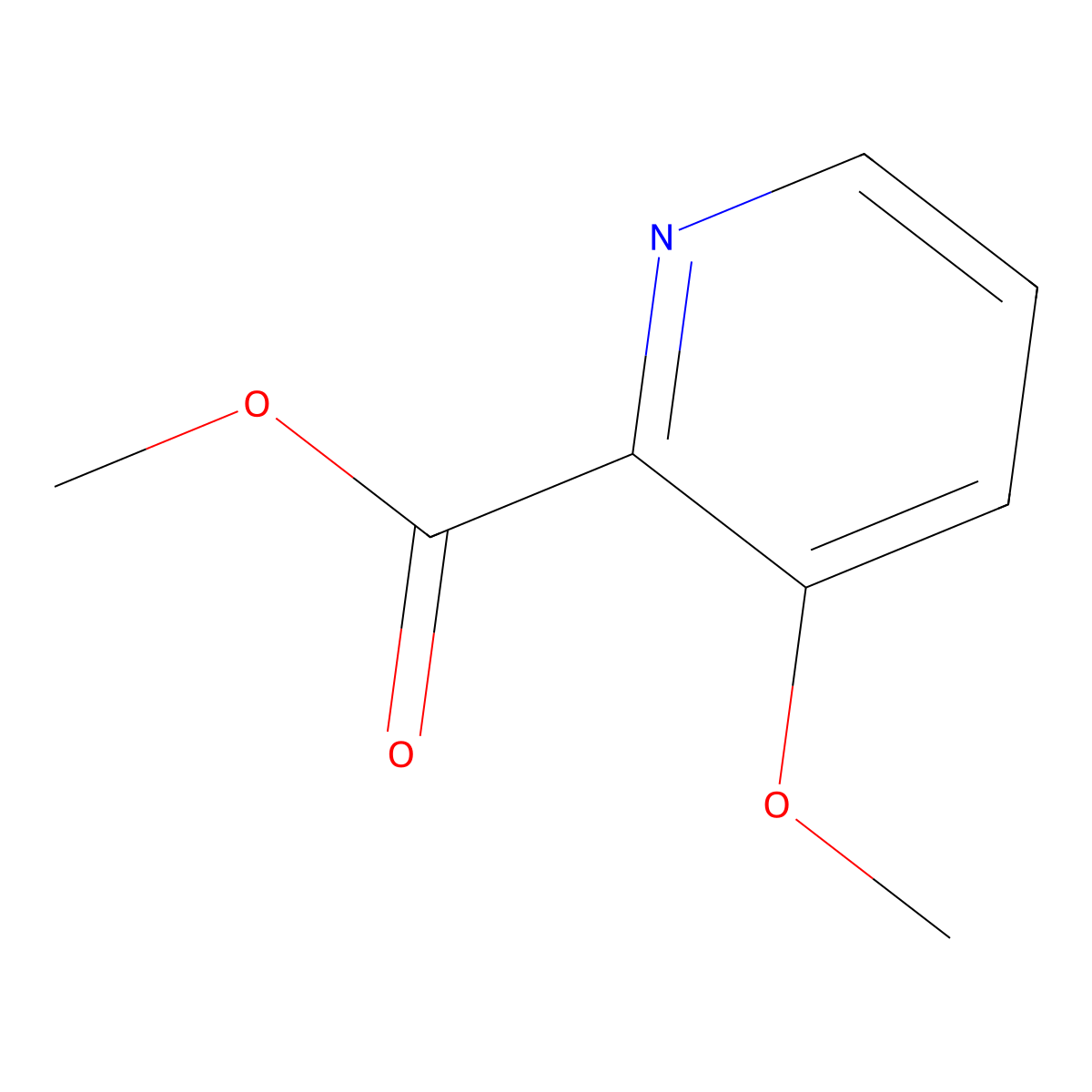 Methyl 3-methoxypyridine-2-carboxylate molecular structure, CAS 24059-83-4