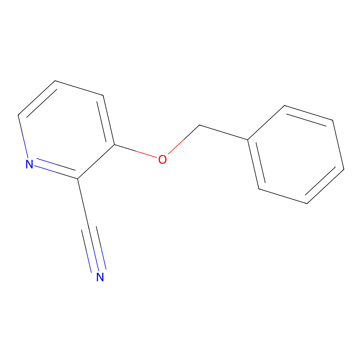 3-(Benzyloxy)picolinonitrile molecular structure, CAS 24059-90-3