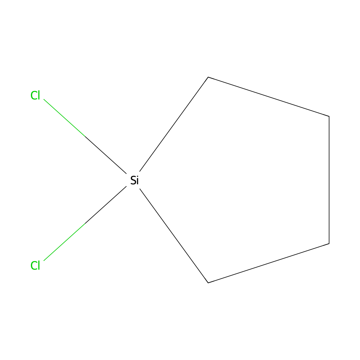 Silacyclopentane, 1,1-dichloro- molecular structure, CAS 2406-33-9
