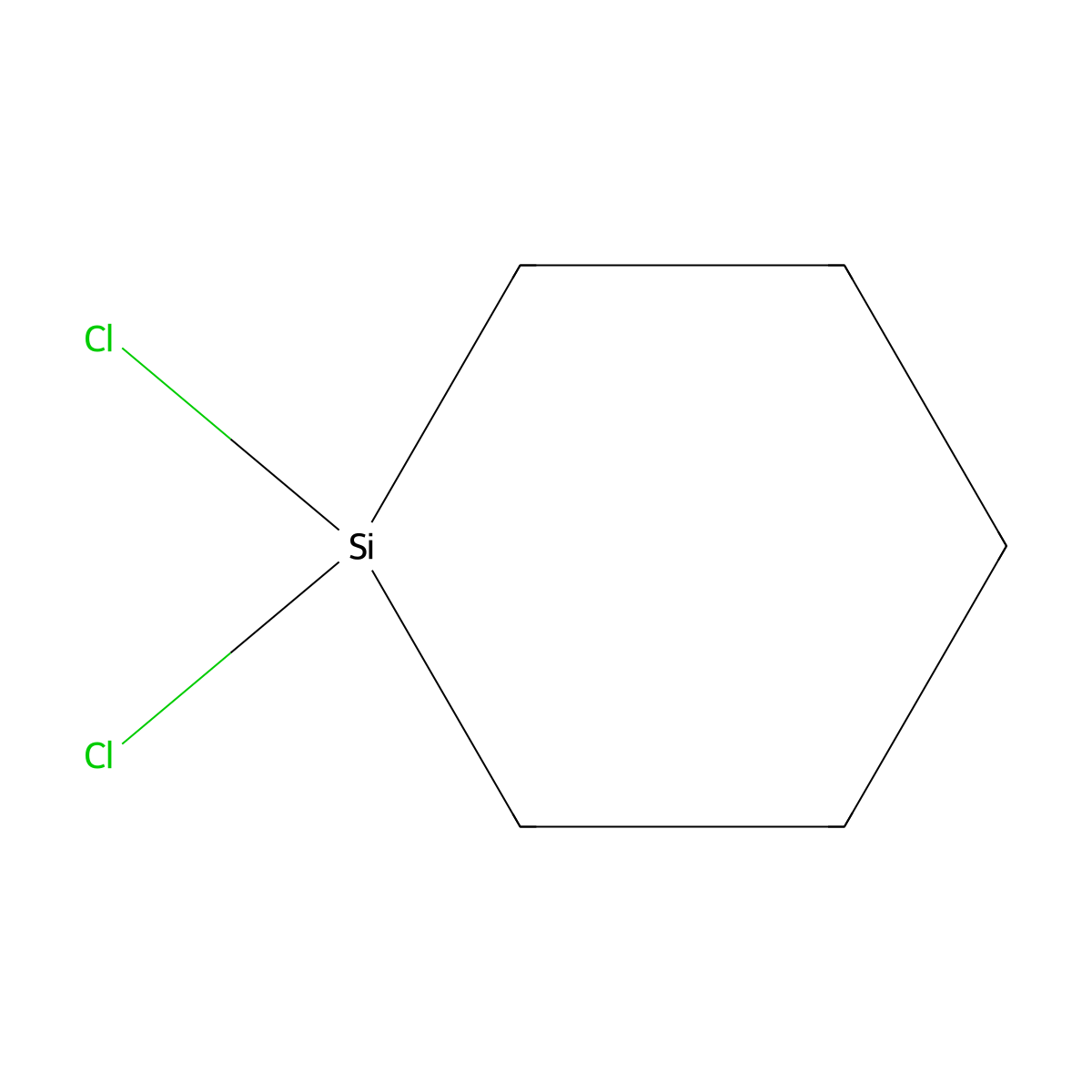 Silacyclohexane, 1,1-dichloro- molecular structure, CAS 2406-34-0