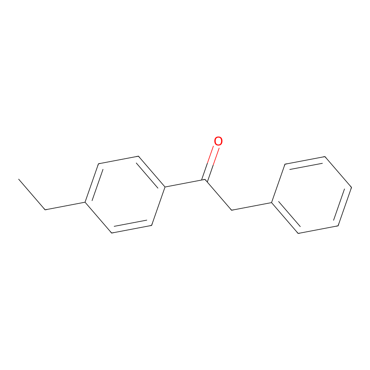 4'-Ethyl-2-phenylacetophenone molecular structure, CAS 24062-74-6