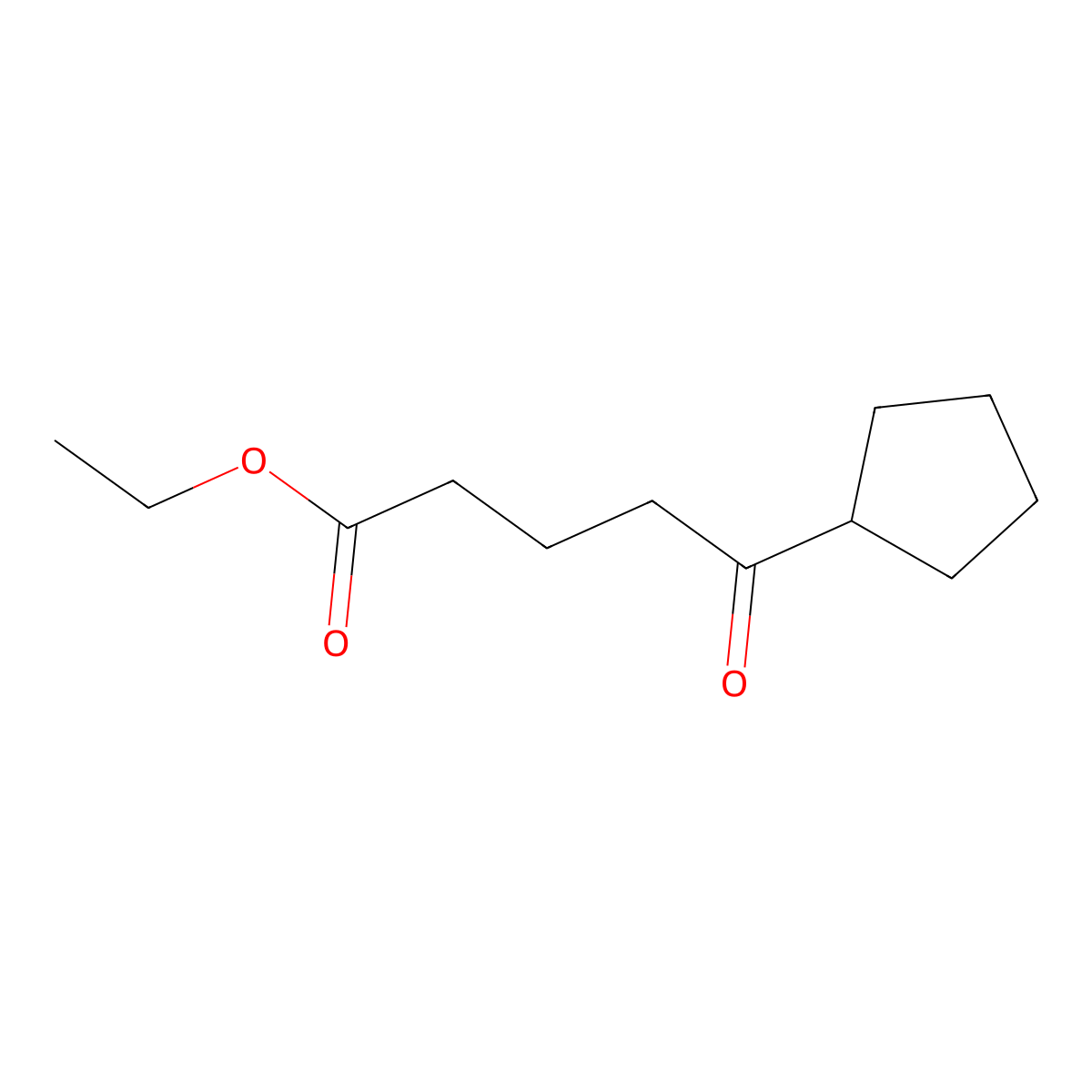 Ethyl 5-cyclopentyl-5-oxovalerate molecular structure, CAS 24071-97-4