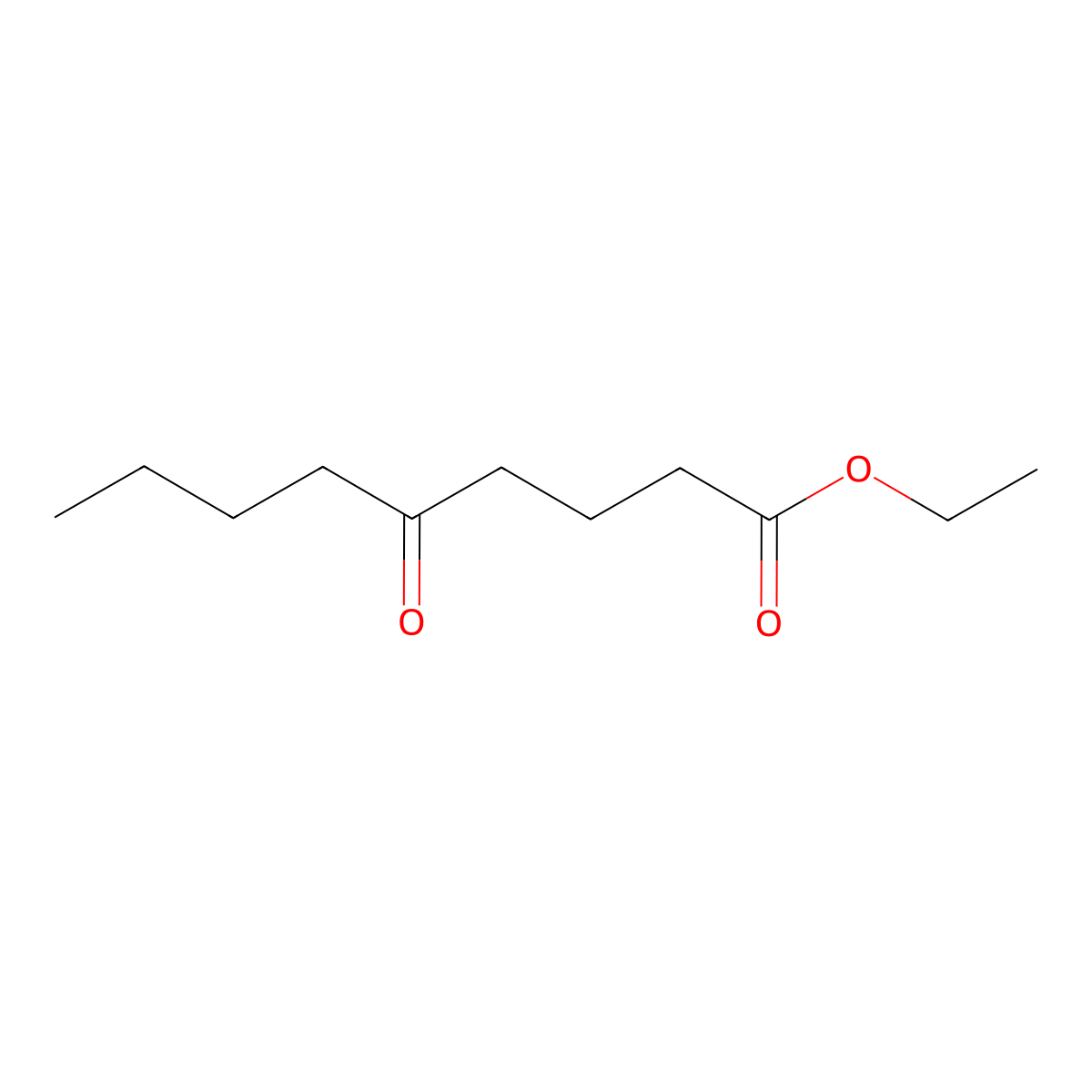 Ethyl 5-oxononanoate molecular structure, CAS 24071-99-6