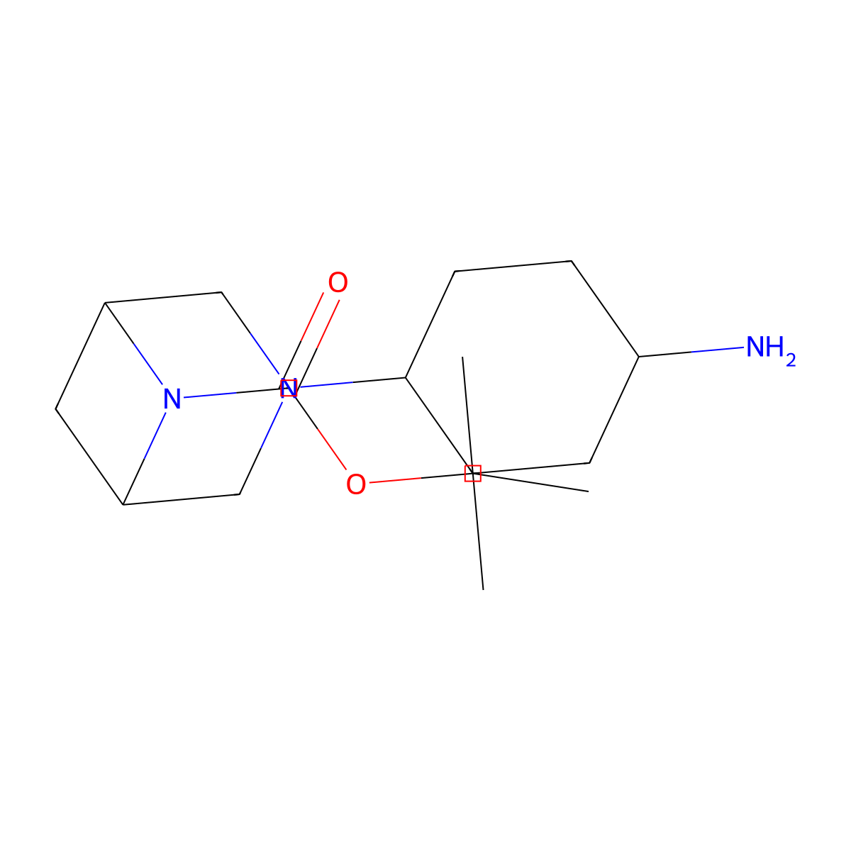 Tert-butyl trans-3-(4-aminocyclohexyl)-3,6-diazabicyclo[3.1.1]heptane-6-carboxylate molecular structure, CAS 2407402-38-2