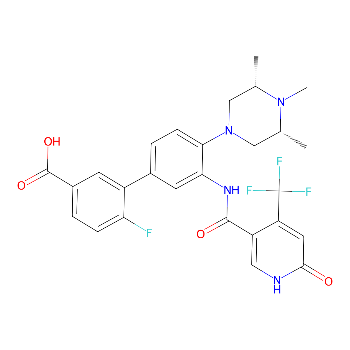 Dimethyl-F-OICR-9429-COOH molecular structure, CAS 2407458-49-3