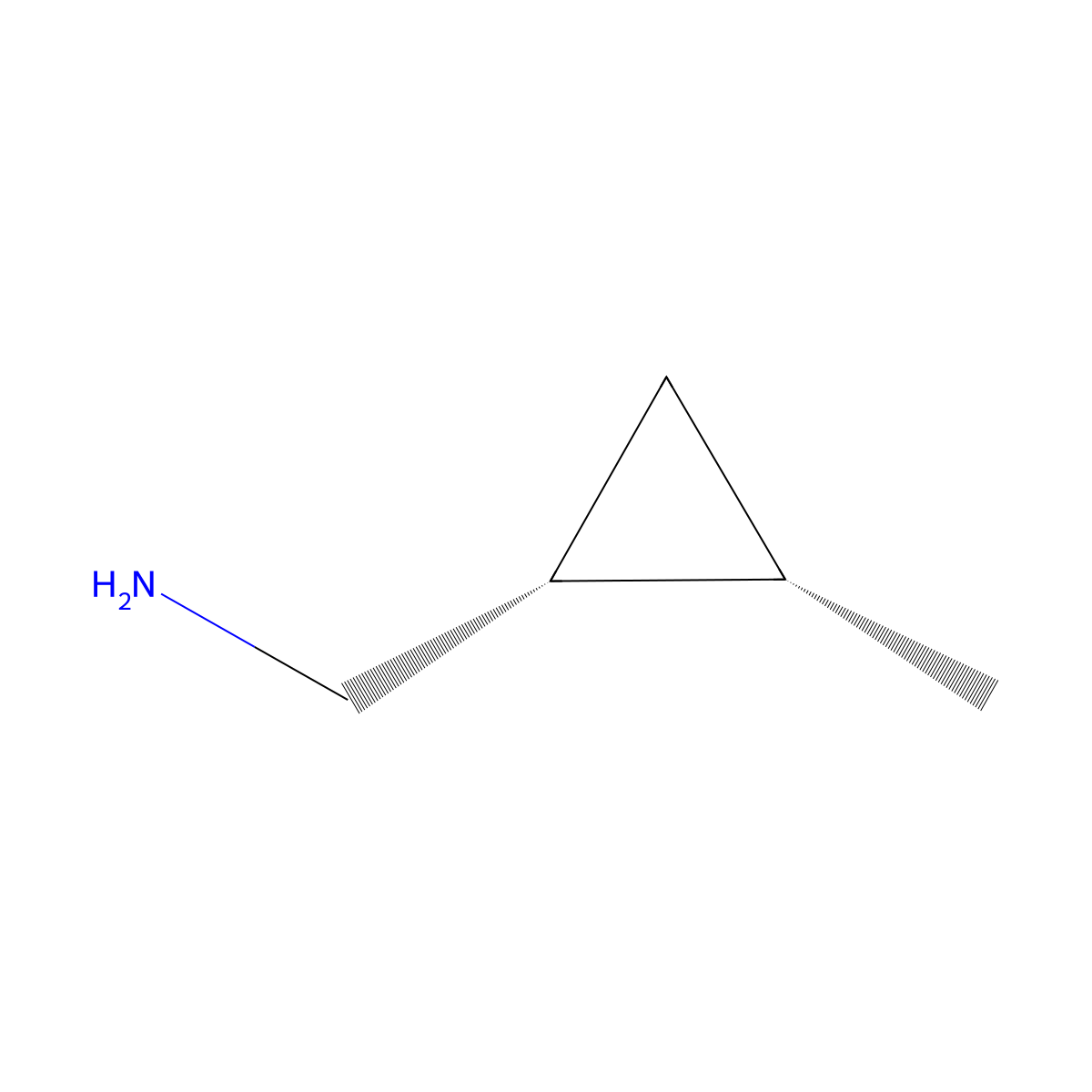 rac-[(1R,2S)-2-methylcyclopropyl]methanamine molecular structure, CAS 2407485-63-4