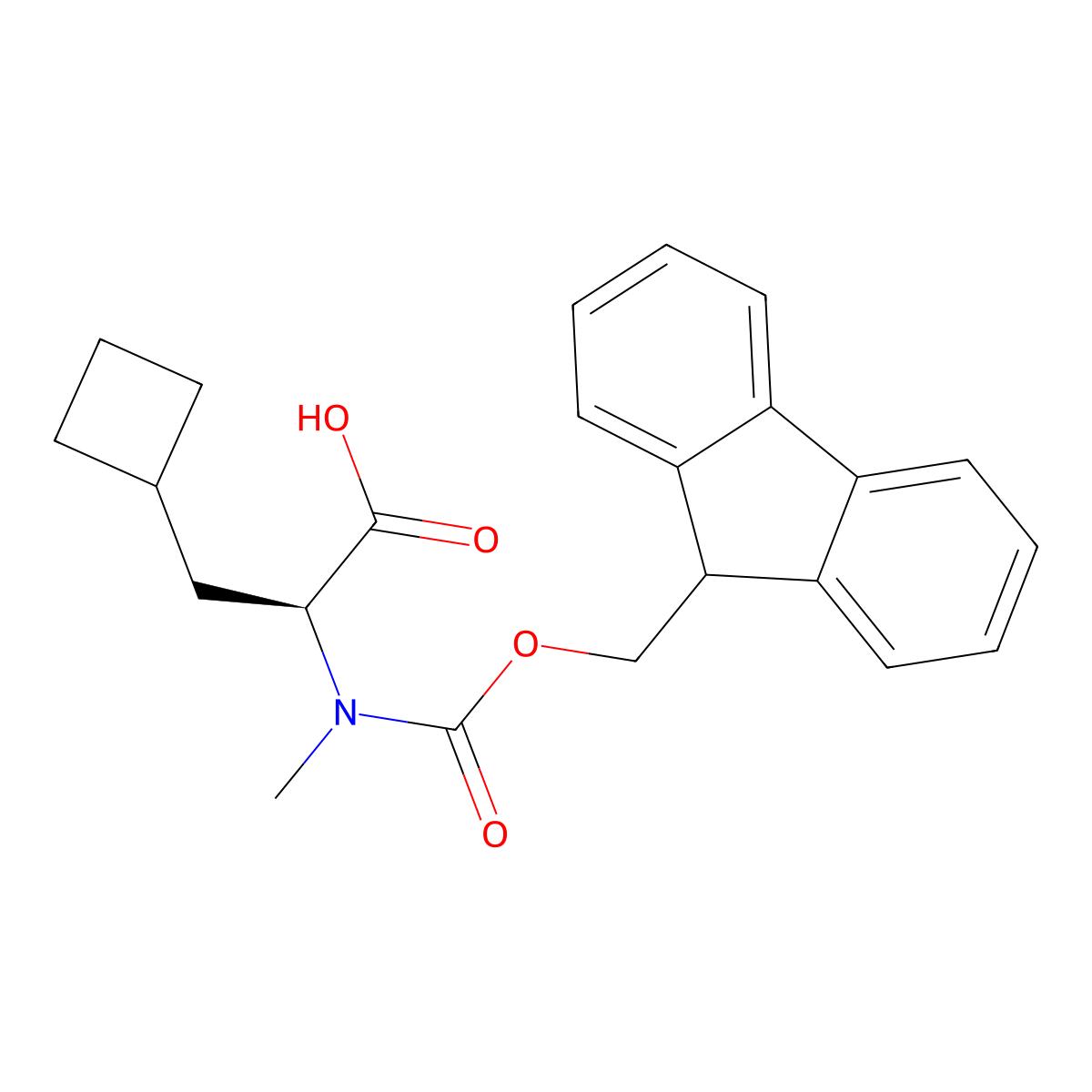 N-Fmoc-N-methyl-(S)-3-cyclobutylalanine molecular structure, CAS 2407819-94-5