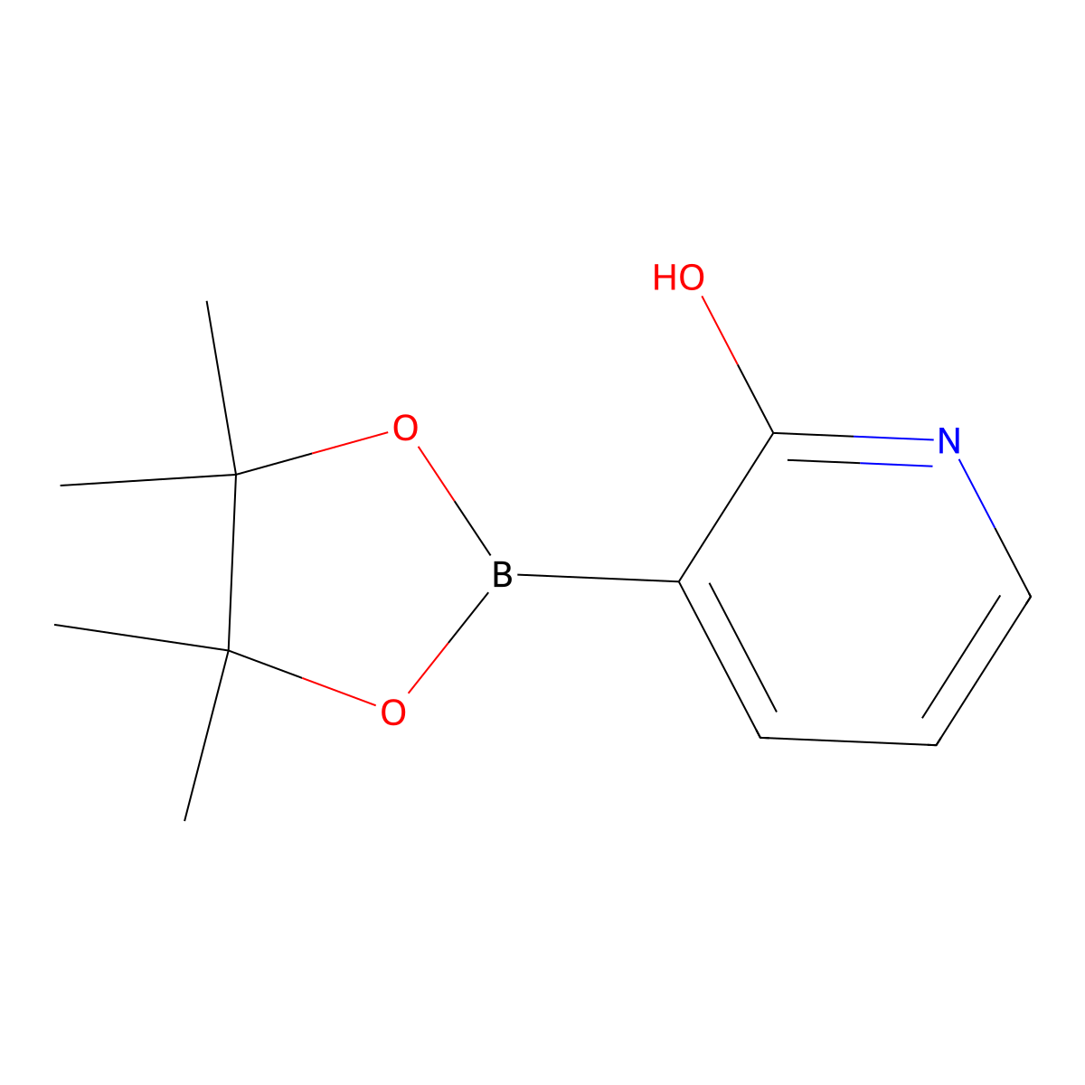 3-(4,4,5,5-Tetramethyl-1,3,2-dioxaborolan-2-YL)pyridin-2-OL molecular structure, CAS 2408038-69-5