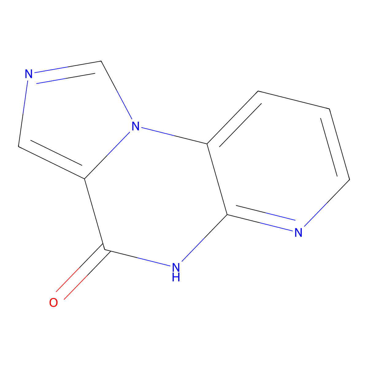 Imidazo[1,5-a]pyrido[2,3-e]pyrazin-4(5H)-one molecular structure, CAS 240815-61-6